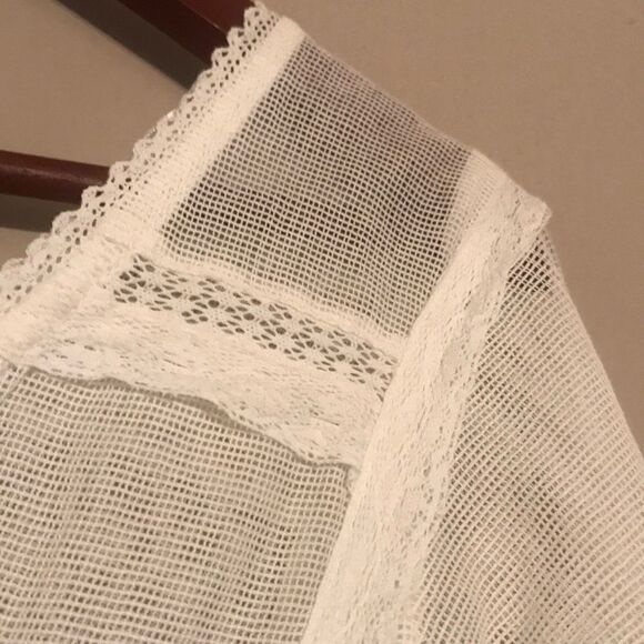 NWT Free People Lace Trimmed Sheer Tunic - Size XS - Picture 10 of 14